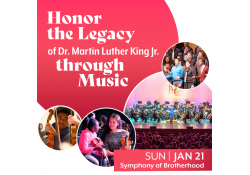 Honor the Legacy of Dr. Martin Luther King Jr. through Music. Sunday, January 2